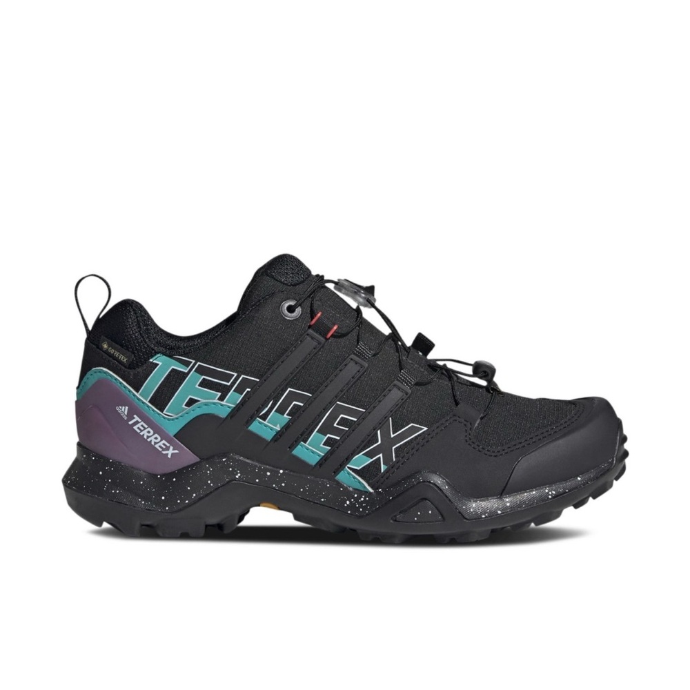 Adidas Terrex Swift R2 GTX Core Black Purple Tint Sz 9 Women